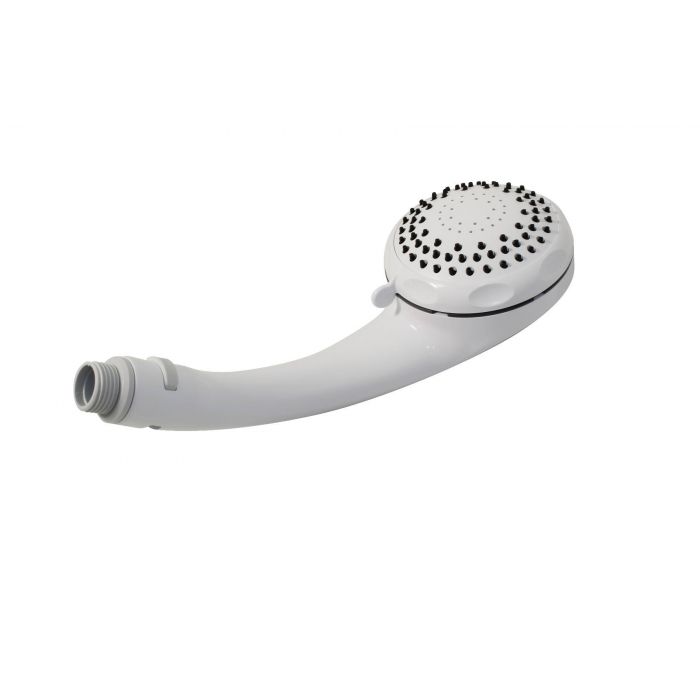 White Multi-Mode Shower Head | Features a 90mm spray plate and 3 ...